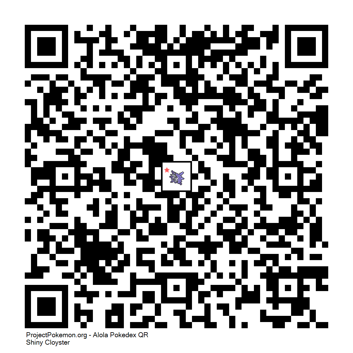 Cdigo QR de Cloyster variocolor